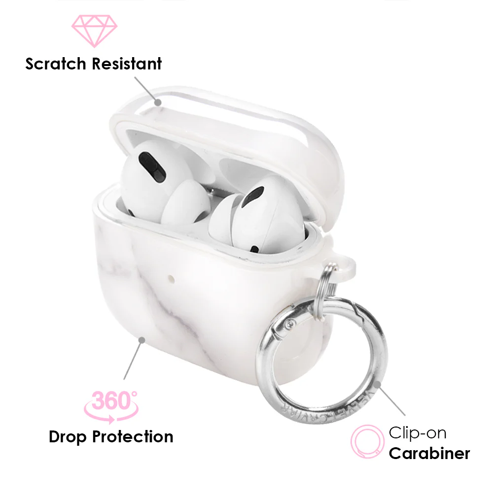 Carrara Marble AirPod Case - Image 14