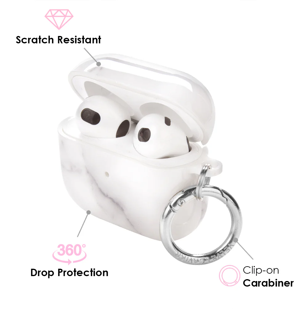 Carrara Marble AirPod Case - Image 8