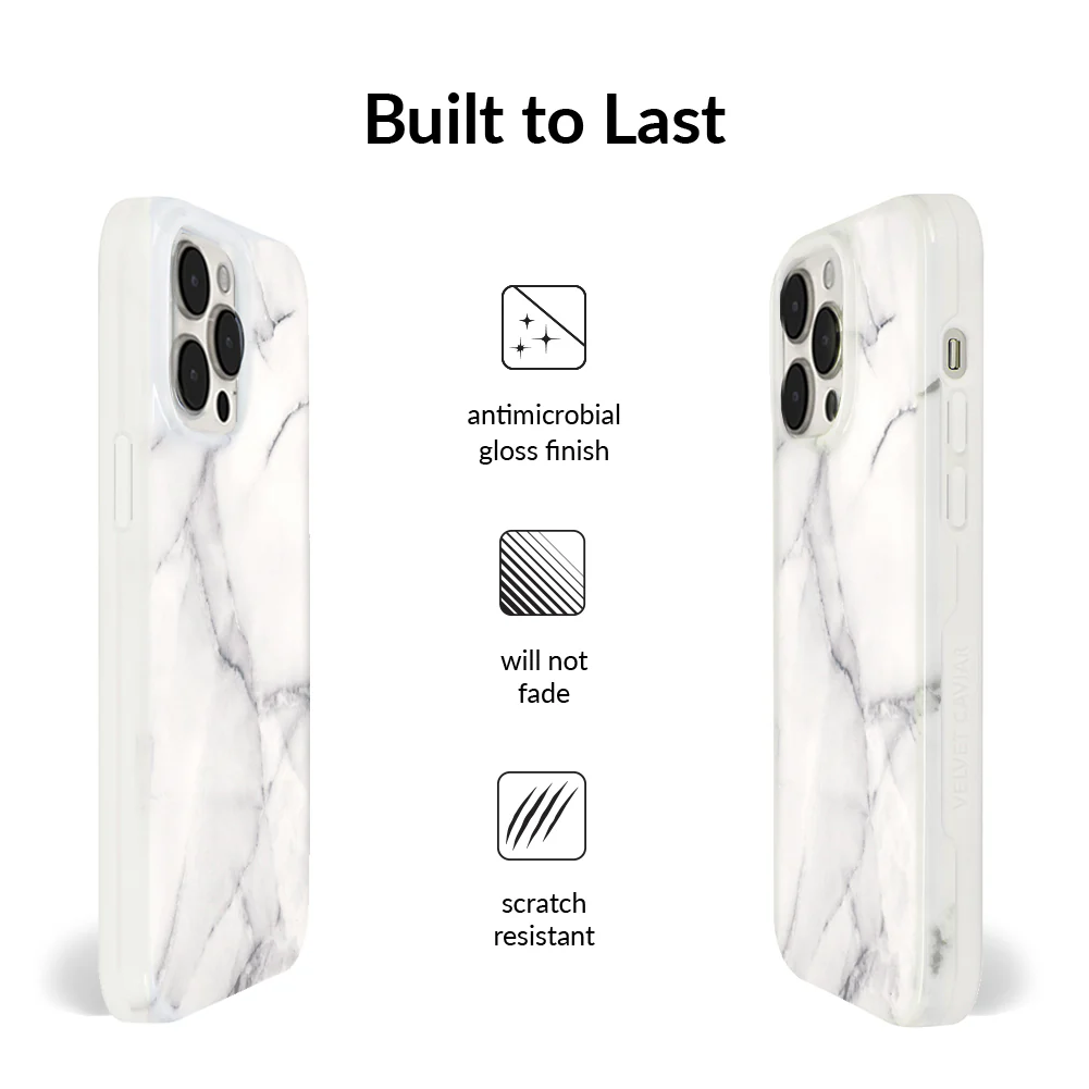 Carrara Marble iPhone Case - Image 5