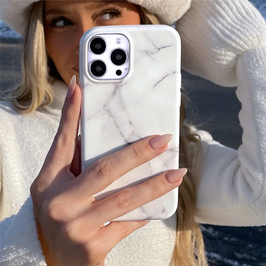 Carrara Marble iPhone Case - Image 74