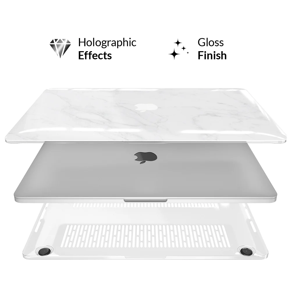 White Marble MacBook Case 2.0 - Image 3