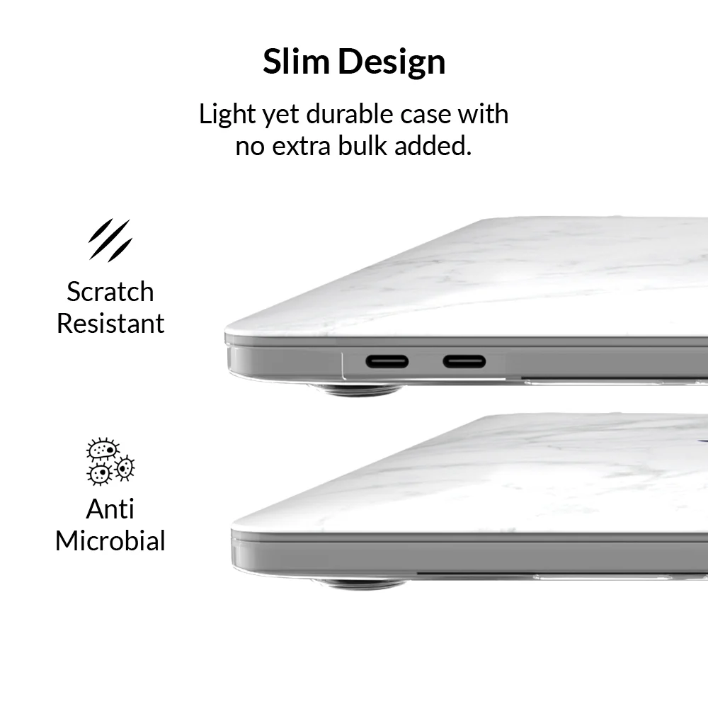 White Marble MacBook Case 2.0 - Image 5