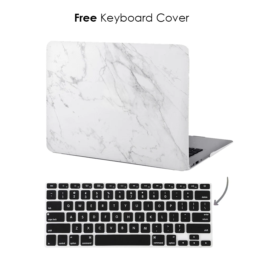 White Marble MacBook Case - Image 5