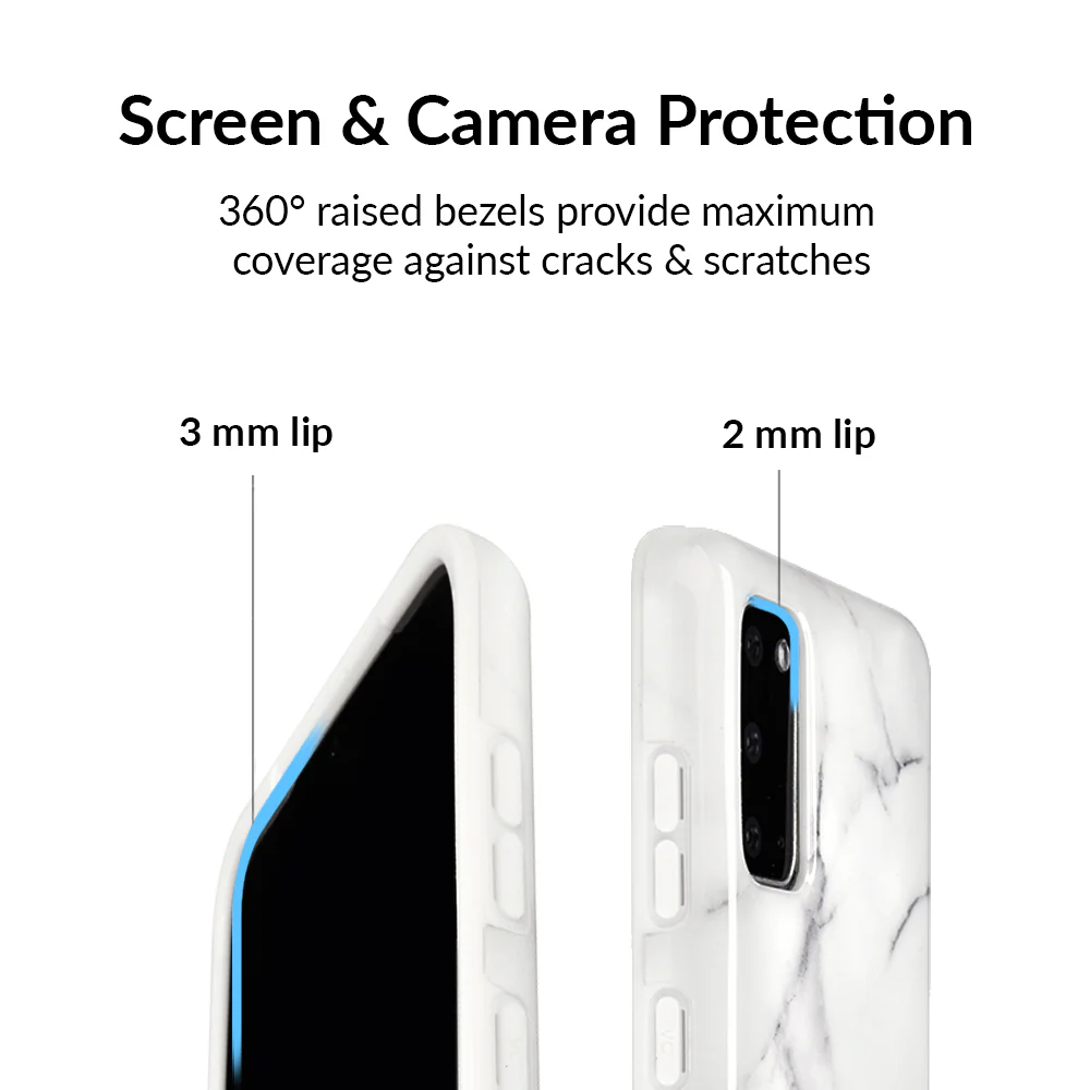 Carrara Marble Samsung Case - Image 3