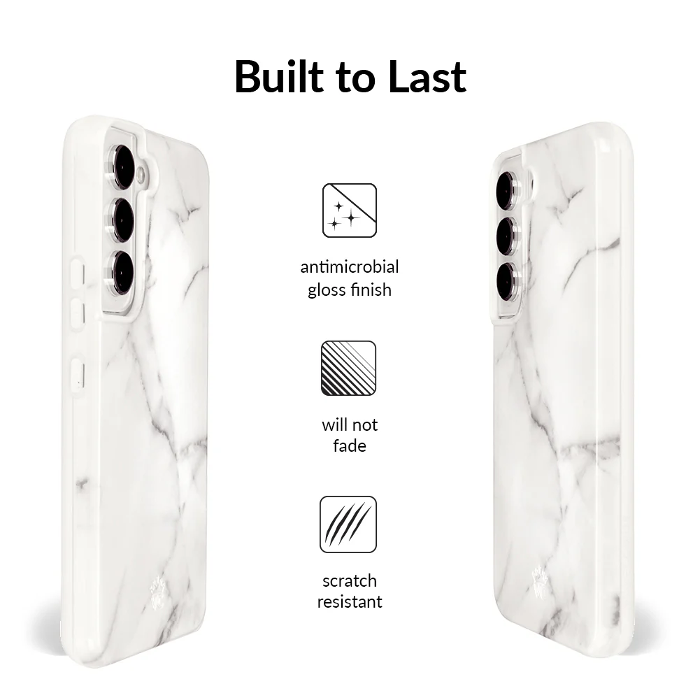 Carrara Marble Samsung Case - Image 48