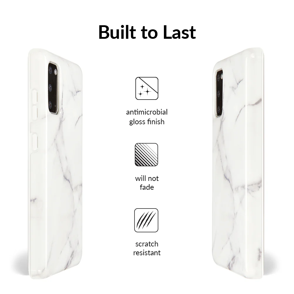Carrara Marble Samsung Case - Image 5
