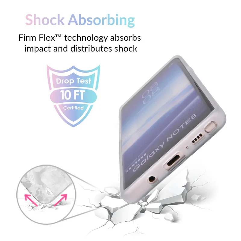 White Marble Silver Chrome Samsung Galaxy Case - Image 11