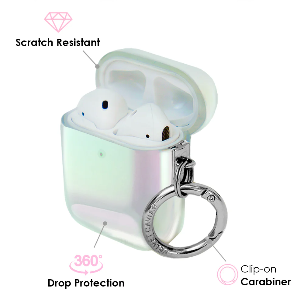 White Opal Airpods Case - Image 3