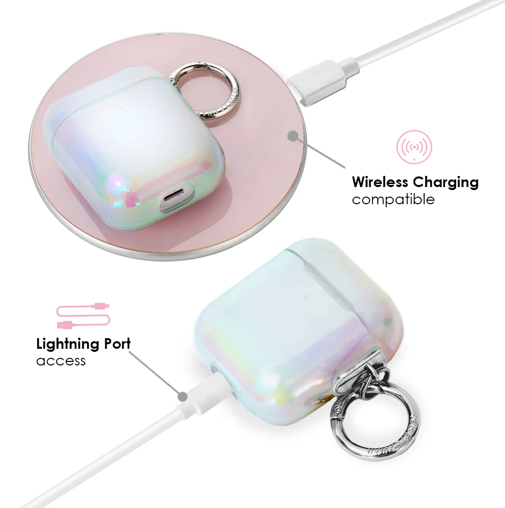 White Opal Airpods Case - Image 4