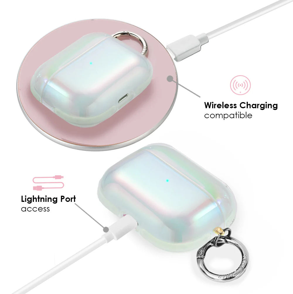 White Opal Airpods Case - Image 9