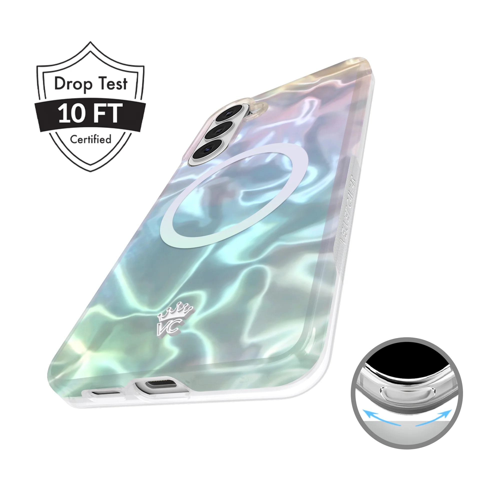 White Opal Holo Samsung Case - Image 14