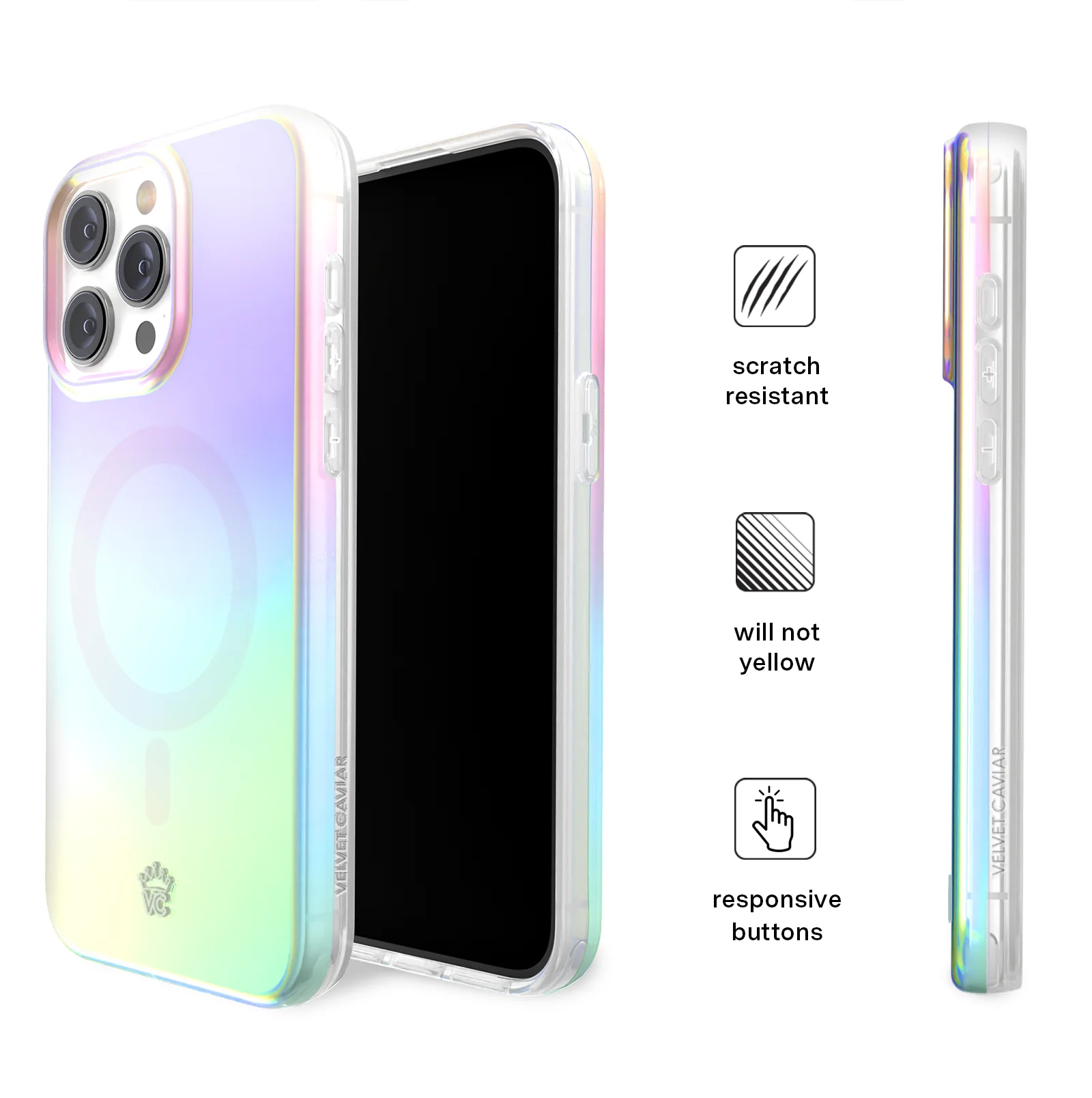 White Opal iPhone Case - Image 131
