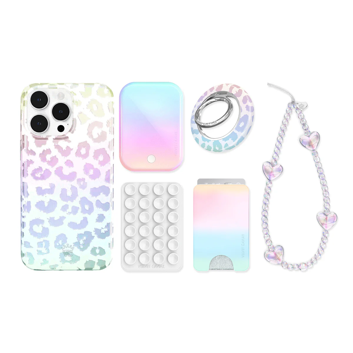White Opal Leopard iPhone Bundle Set - Image 11