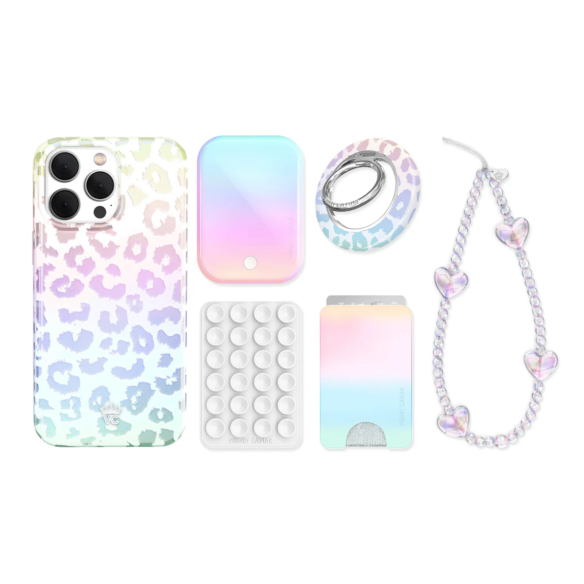 White Opal Leopard iPhone Bundle Set - Image 15