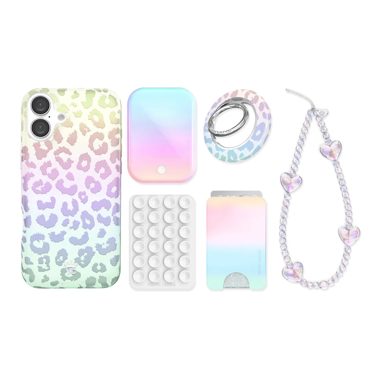 White Opal Leopard iPhone Bundle Set - Image 18