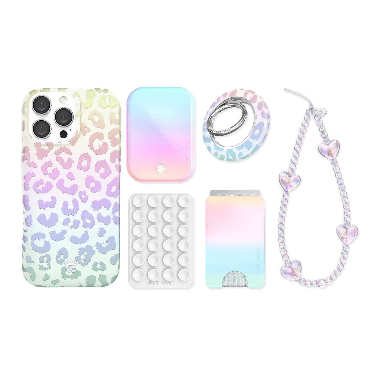 White Opal Leopard iPhone Bundle Set - Image 19
