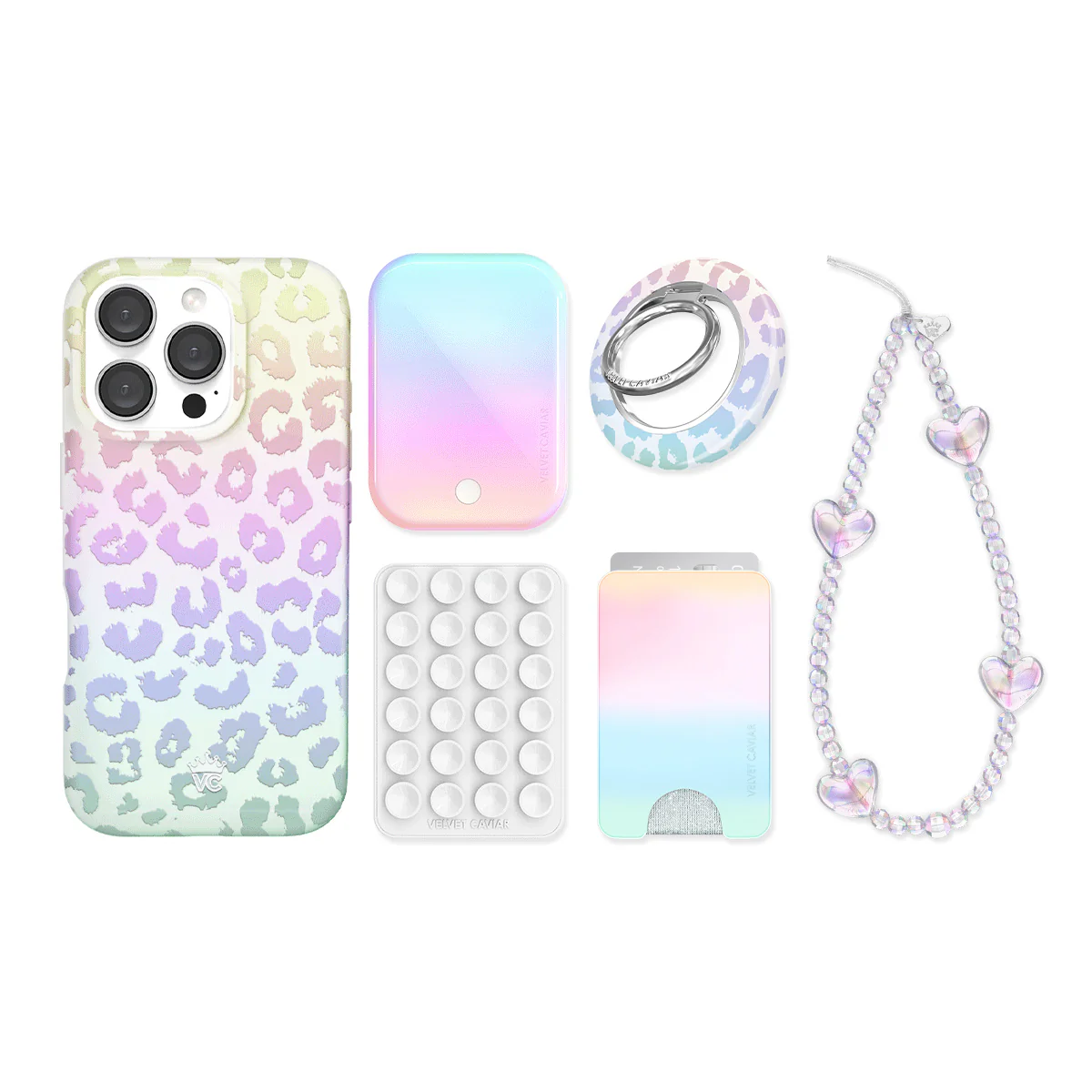 White Opal Leopard iPhone Bundle Set - Image 20