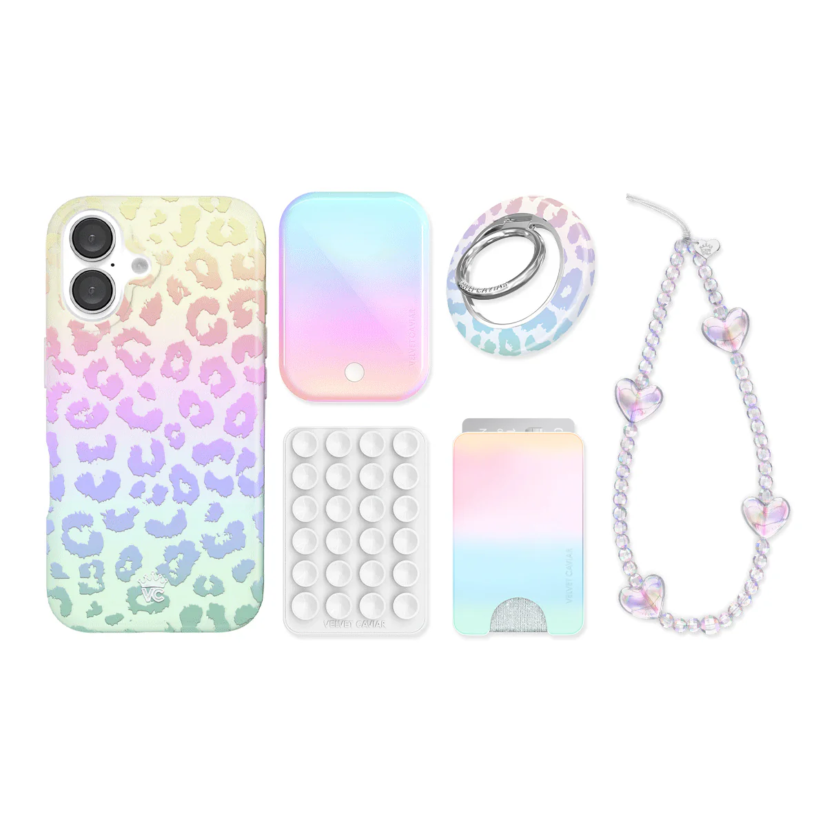 White Opal Leopard iPhone Bundle Set - Image 21