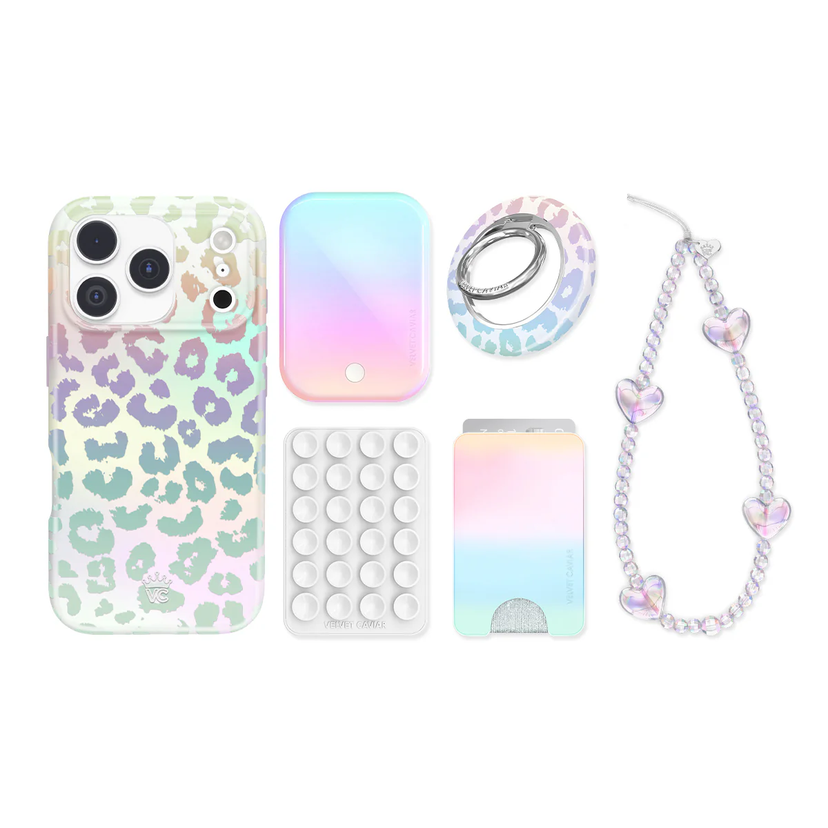 White Opal Leopard iPhone Bundle Set - Image 22