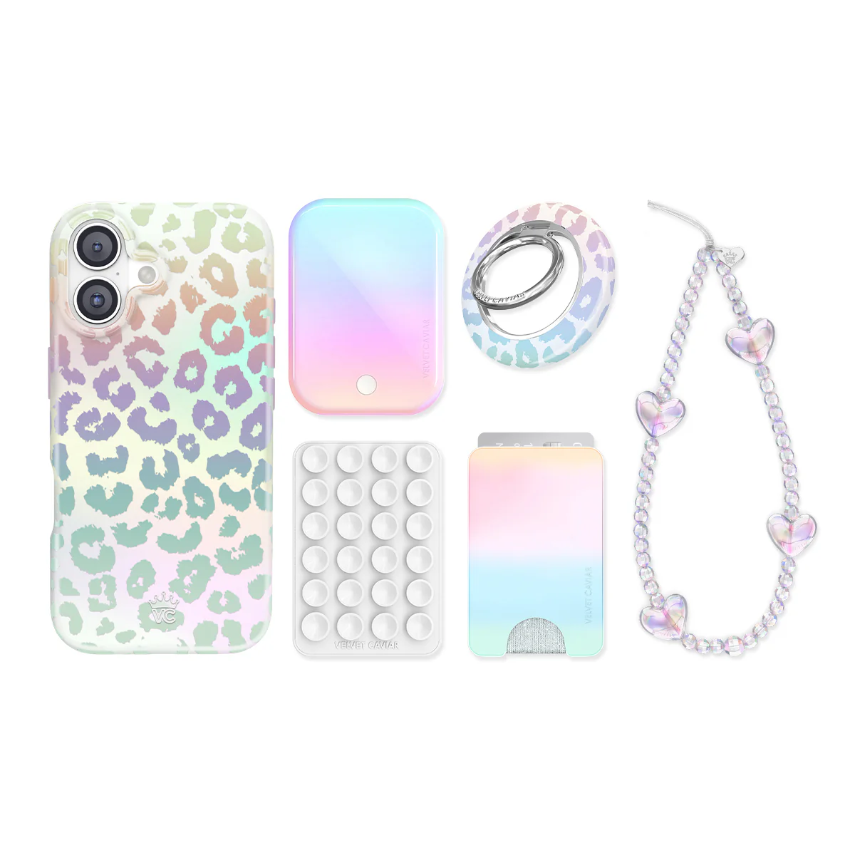 White Opal Leopard iPhone Bundle Set - Image 23