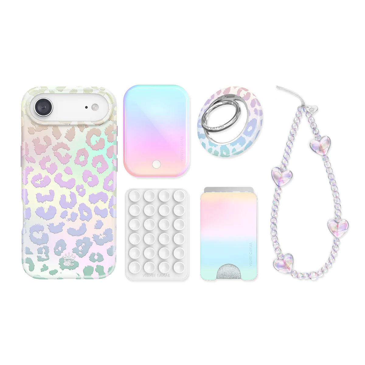 White Opal Leopard iPhone Bundle Set - Image 24