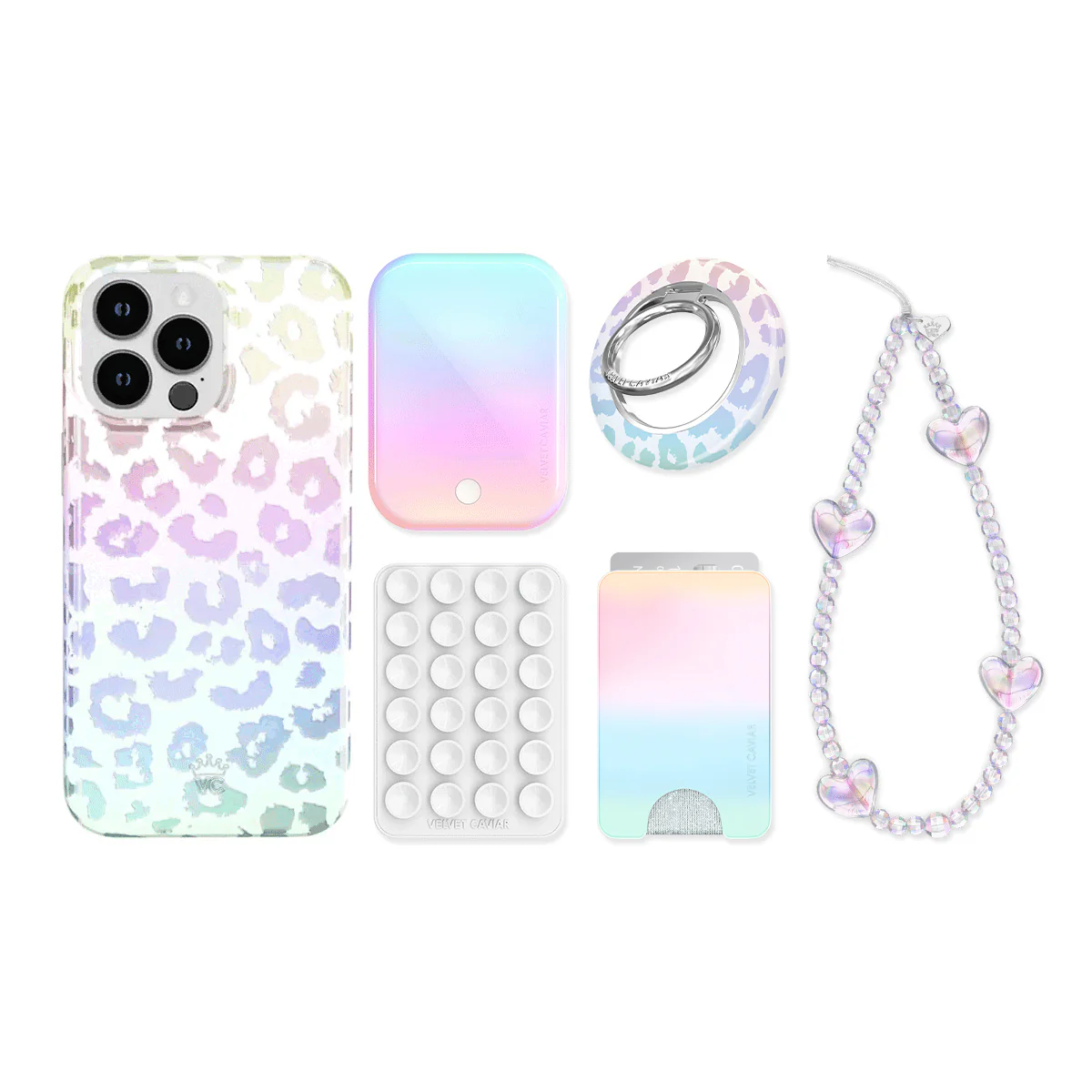 White Opal Leopard iPhone Bundle Set - Image 3