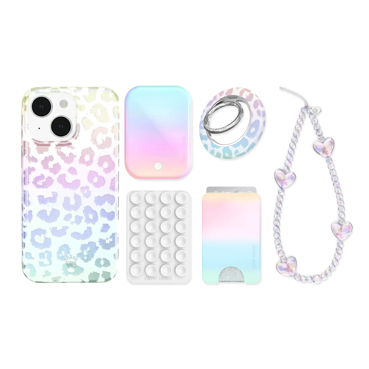 White Opal Leopard iPhone Bundle Set - Image 9