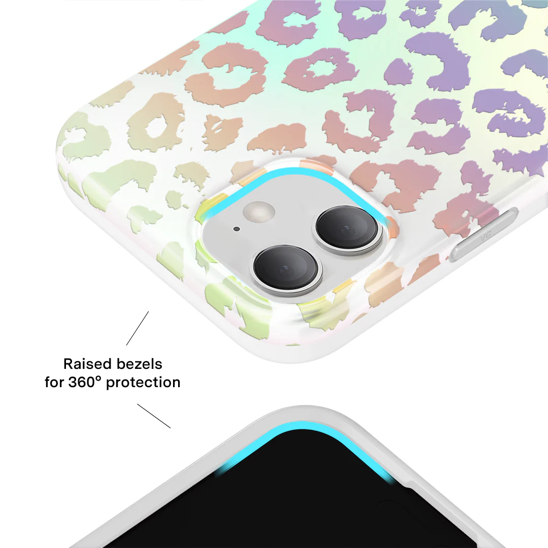 White Opal Leopard iPhone Case - Image 113