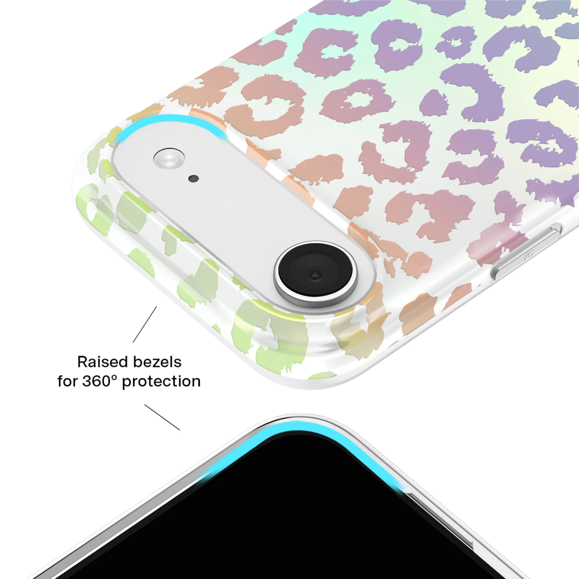 White Opal Leopard iPhone Case - Image 118