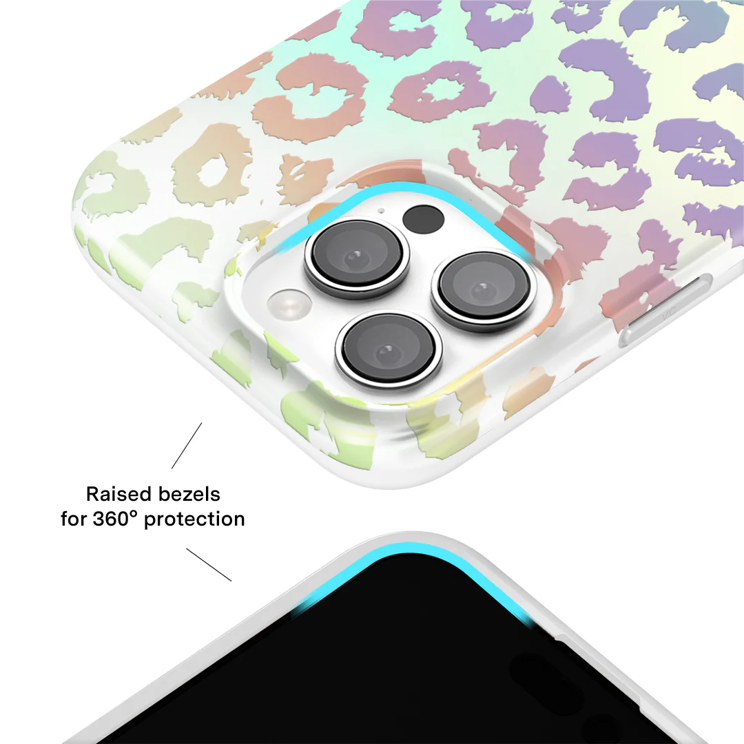 White Opal Leopard iPhone Case - Image 18