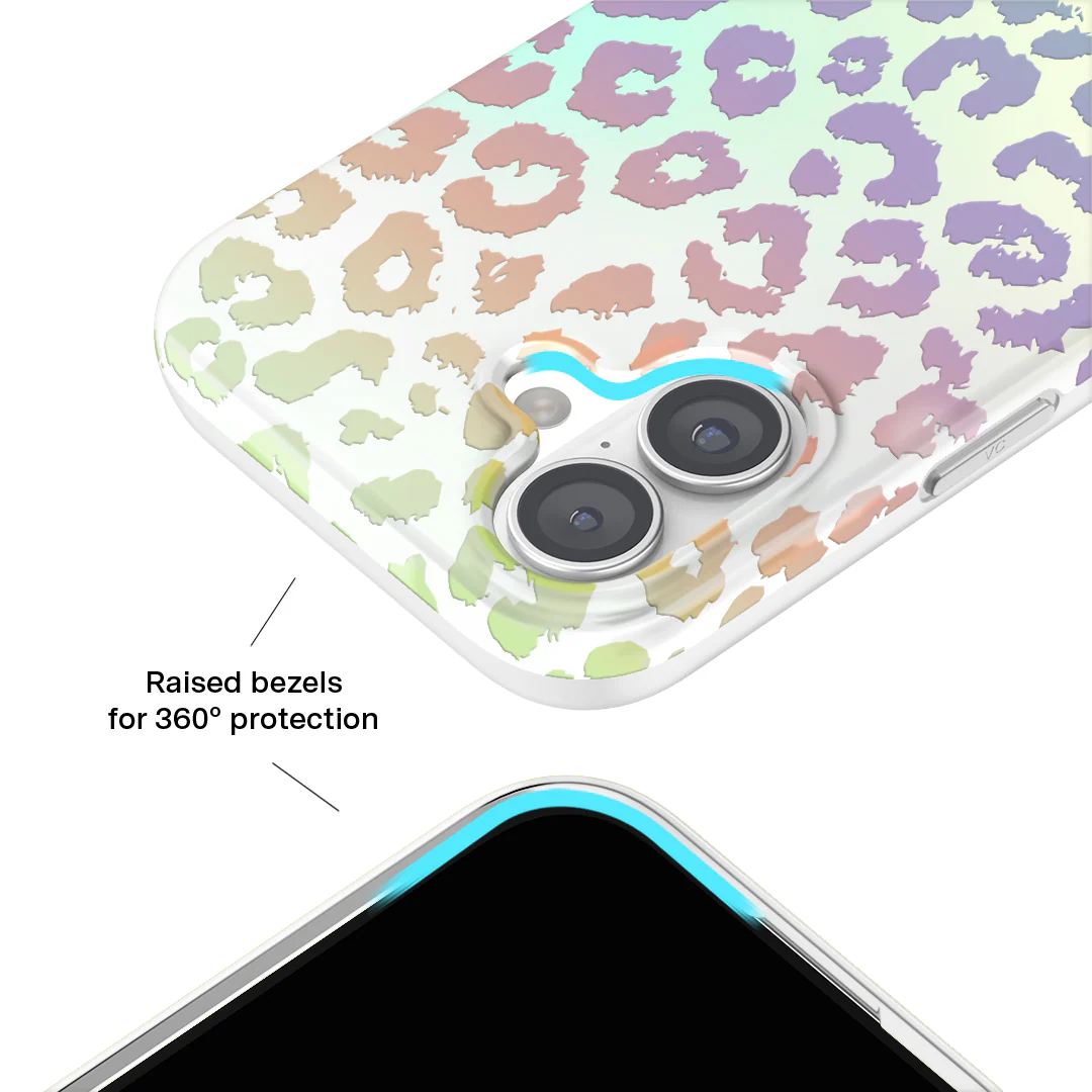 White Opal Leopard iPhone Case - Image 33