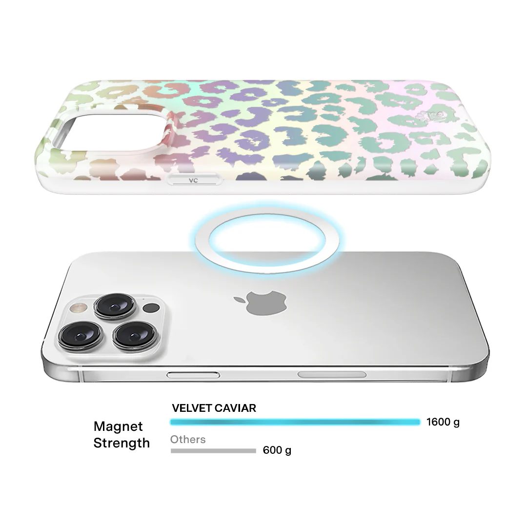 White Opal Leopard iPhone Case - Image 59