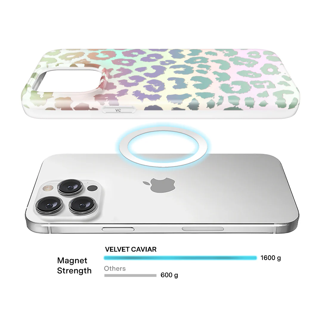 White Opal Leopard iPhone Case - Image 99