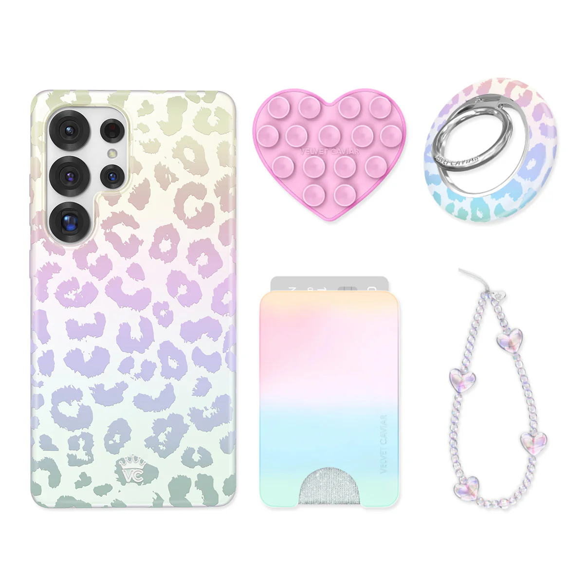 White Opal Leopard Samsung Bundle Set - Image 5