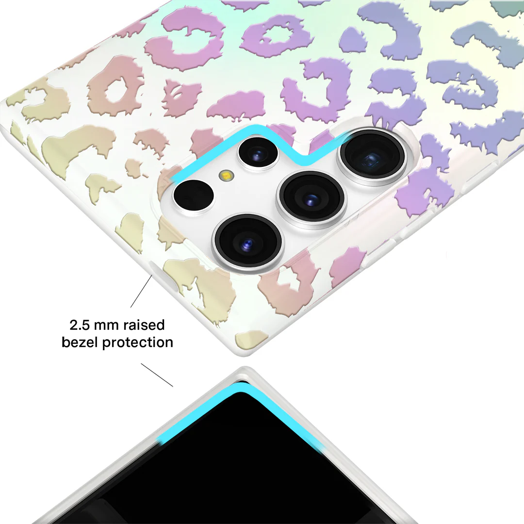 White Opal Leopard Samsung Case - Image 17