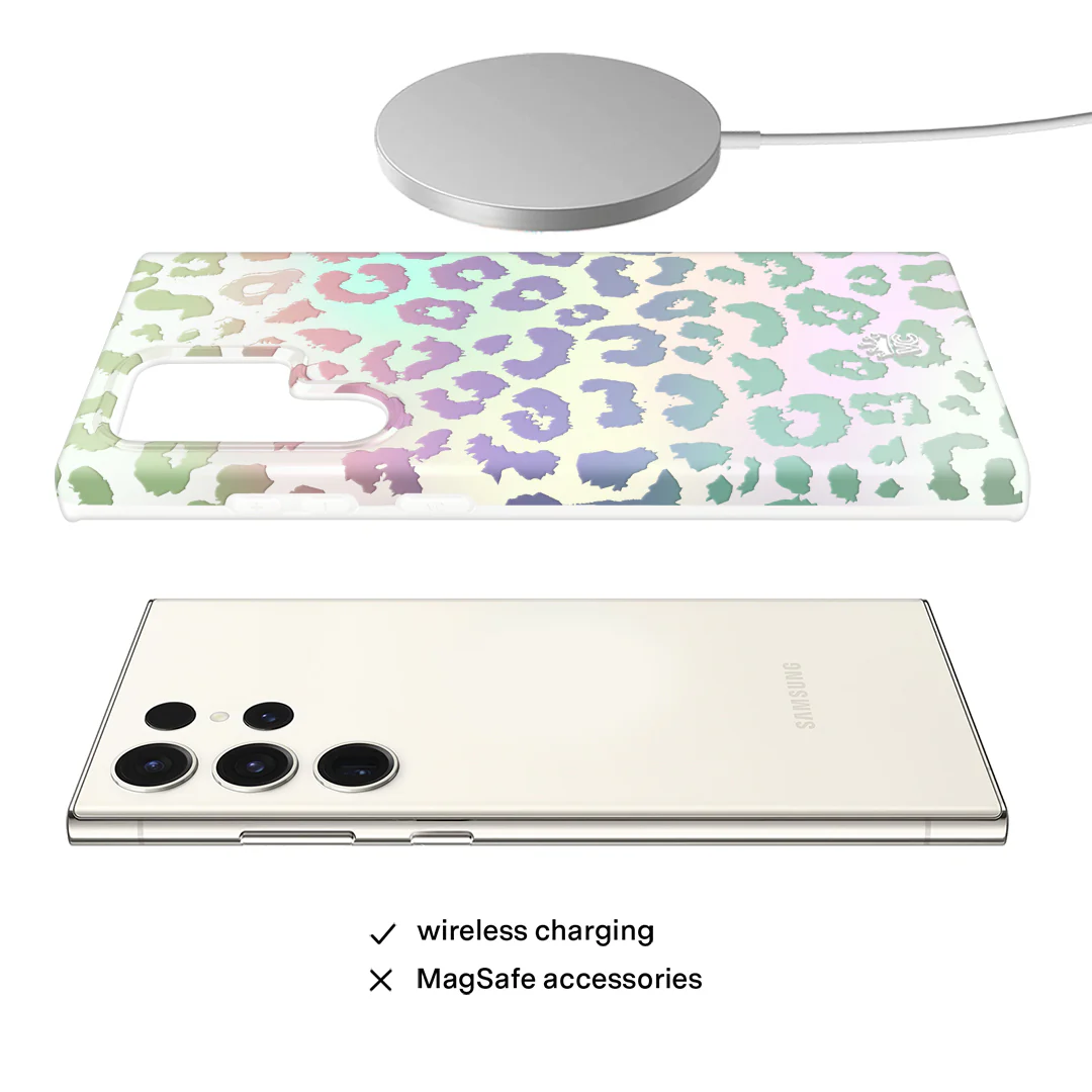 White Opal Leopard Samsung Case - Image 18
