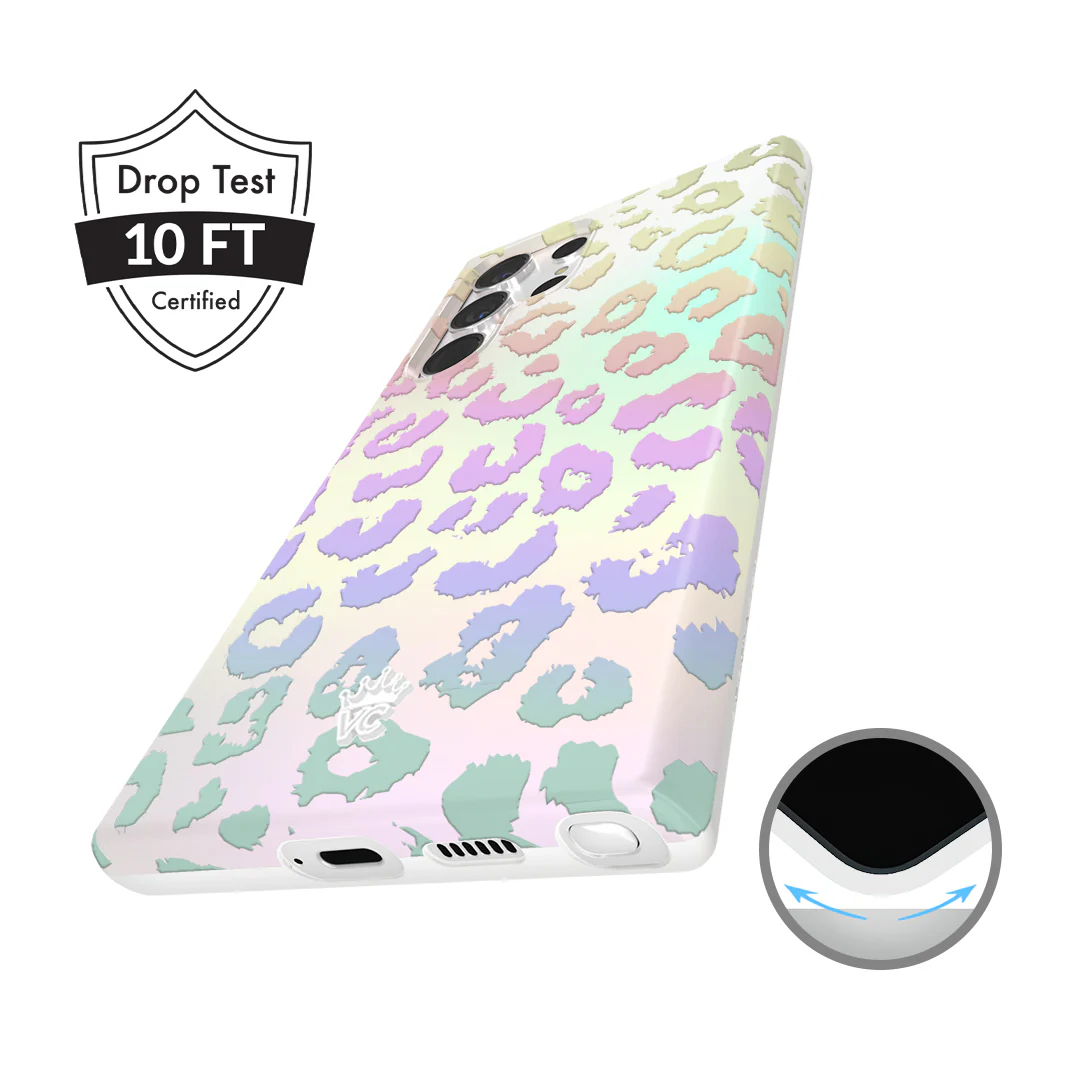 White Opal Leopard Samsung Case - Image 19