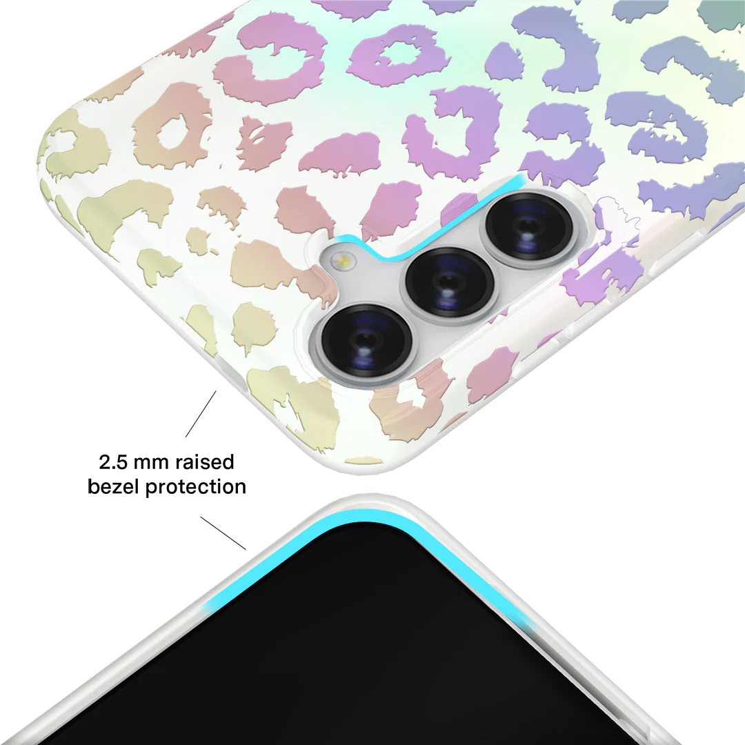 White Opal Leopard Samsung Case - Image 22