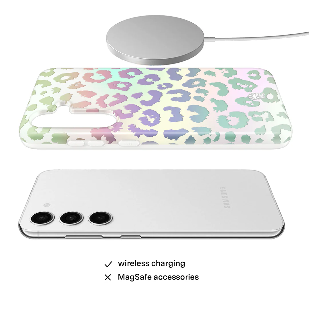 White Opal Leopard Samsung Case - Image 28
