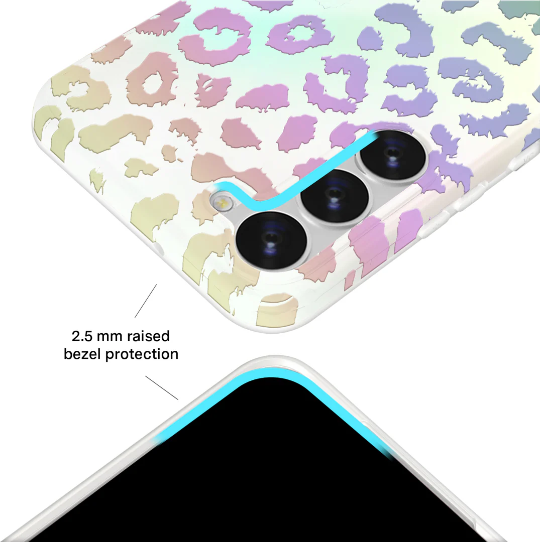 White Opal Leopard Samsung Case - Image 37