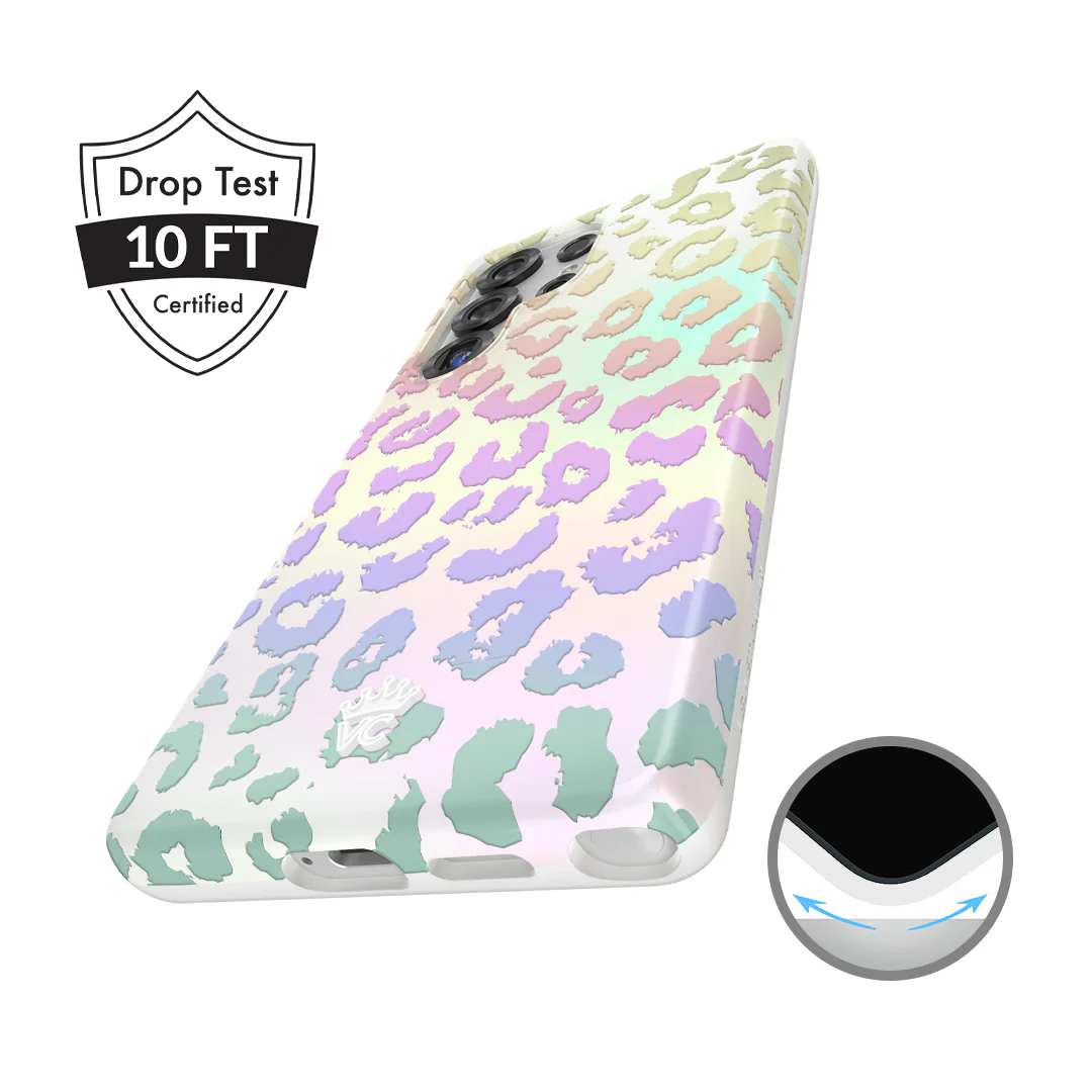 White Opal Leopard Samsung Case - Image 4