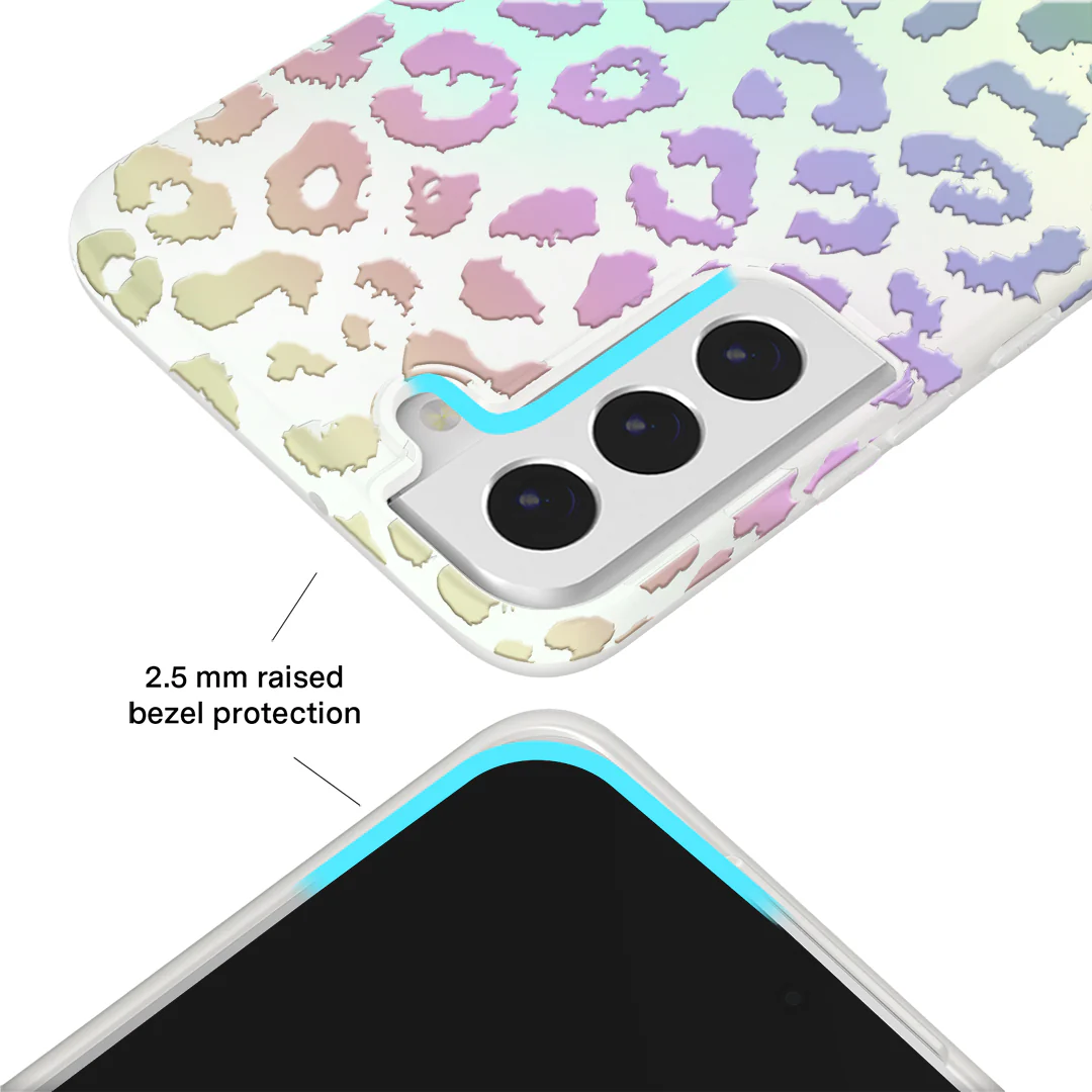 White Opal Leopard Samsung Case - Image 52