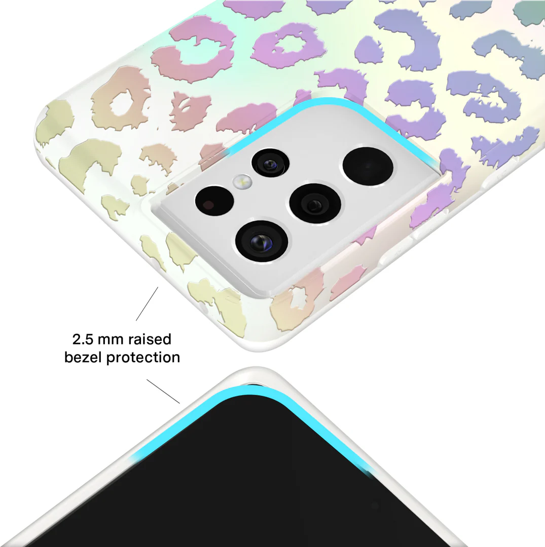 White Opal Leopard Samsung Case - Image 62