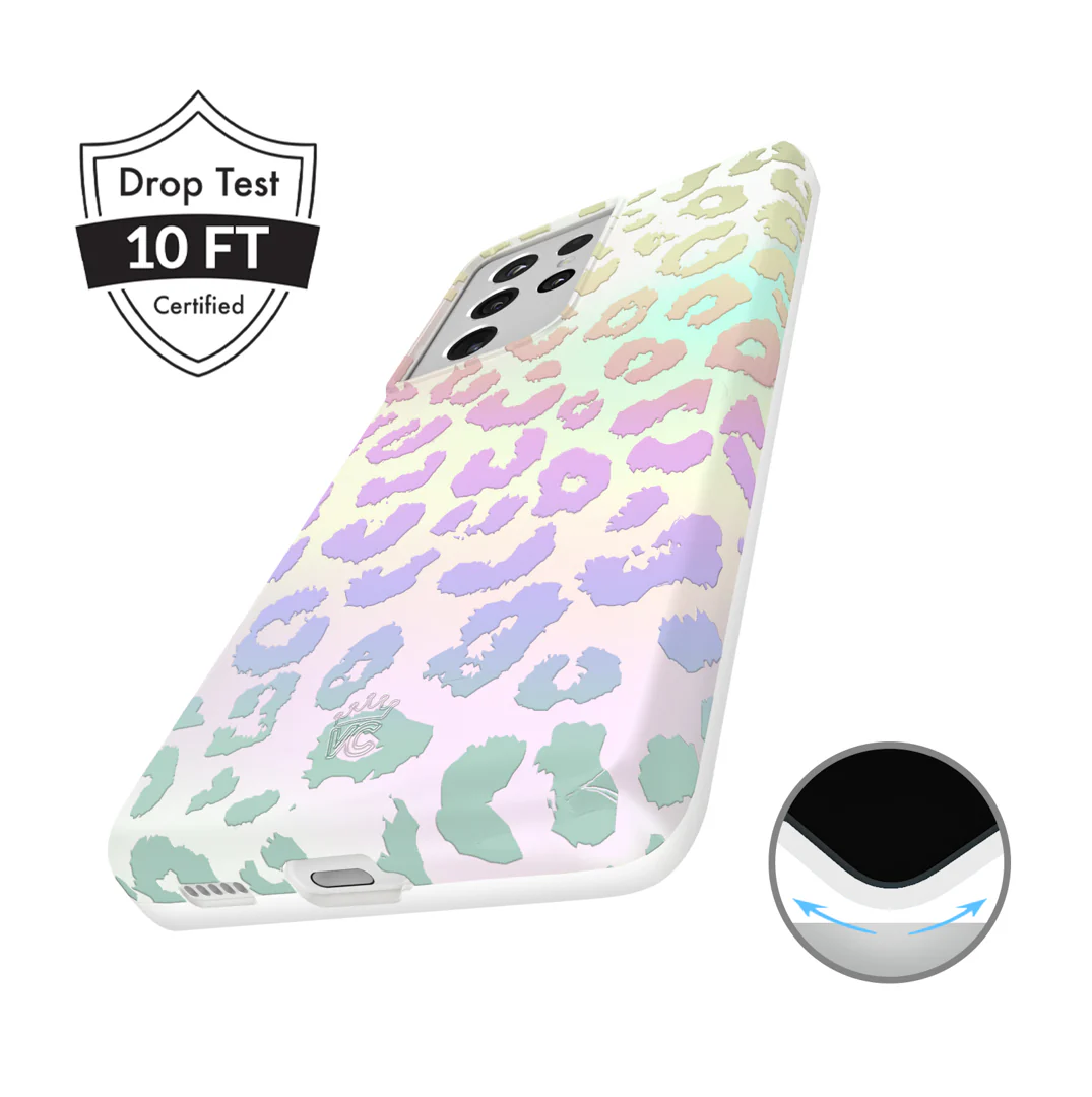 White Opal Leopard Samsung Case - Image 64