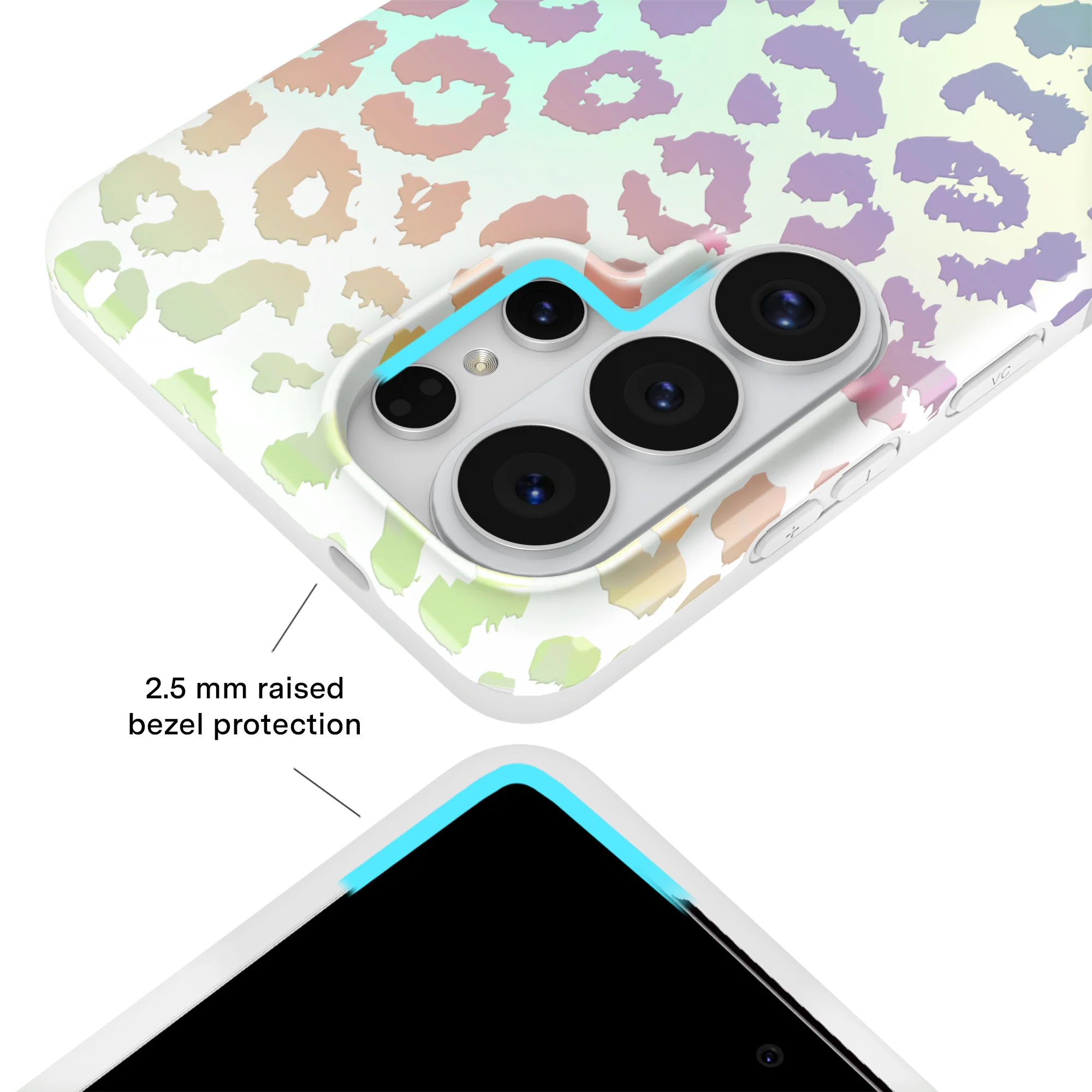 White Opal Leopard Samsung Case - Image 82
