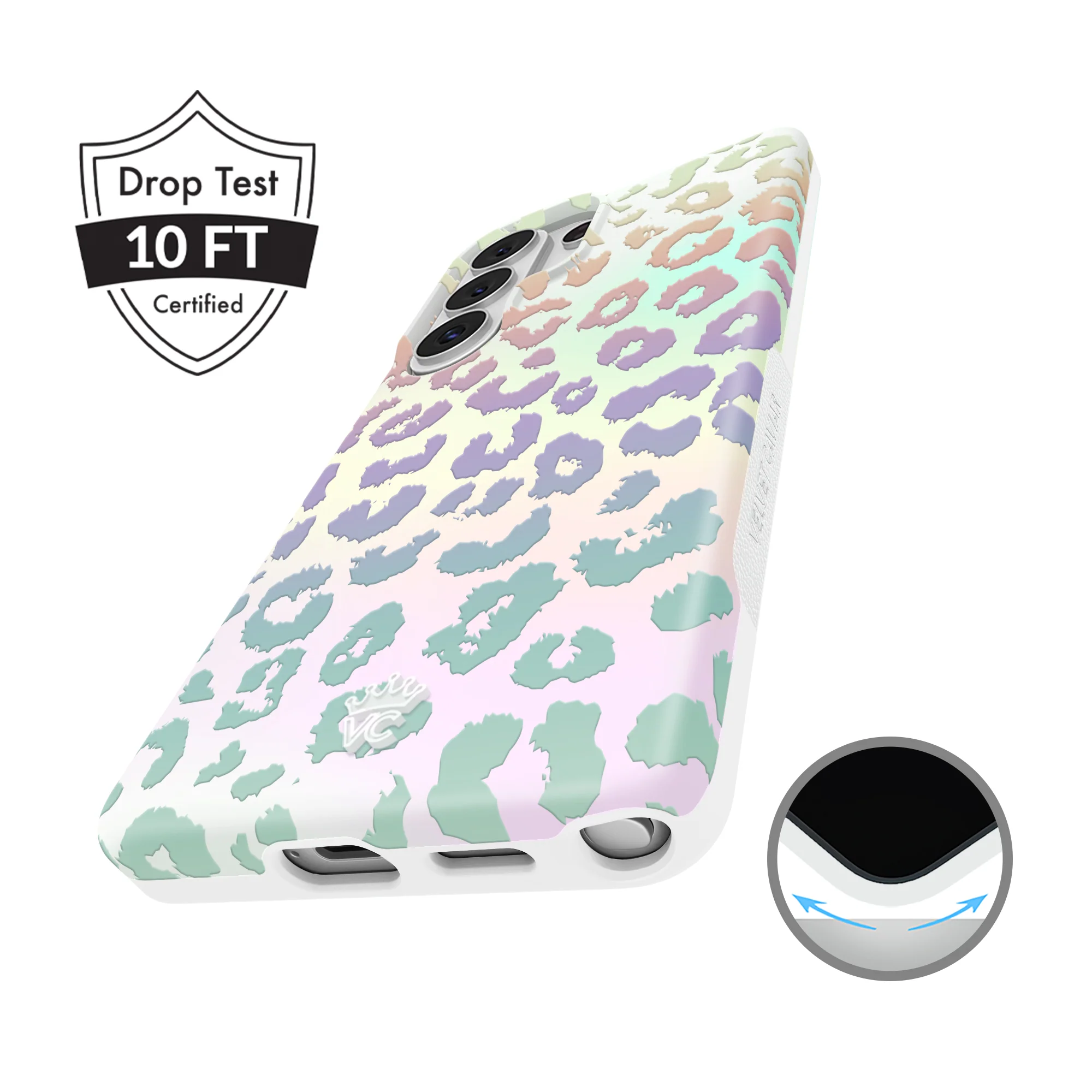 White Opal Leopard Samsung Case - Image 84