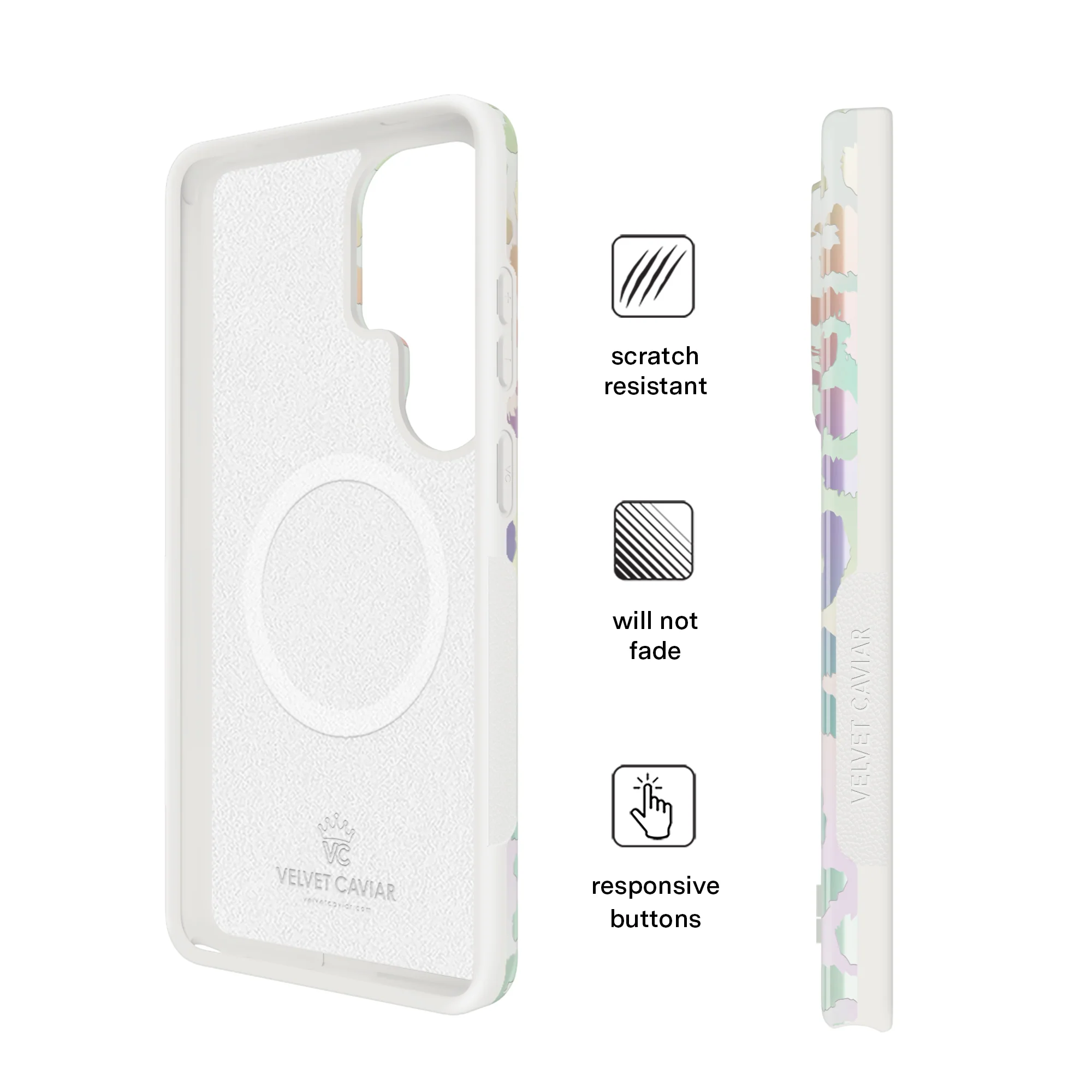 White Opal Leopard Samsung Case - Image 85
