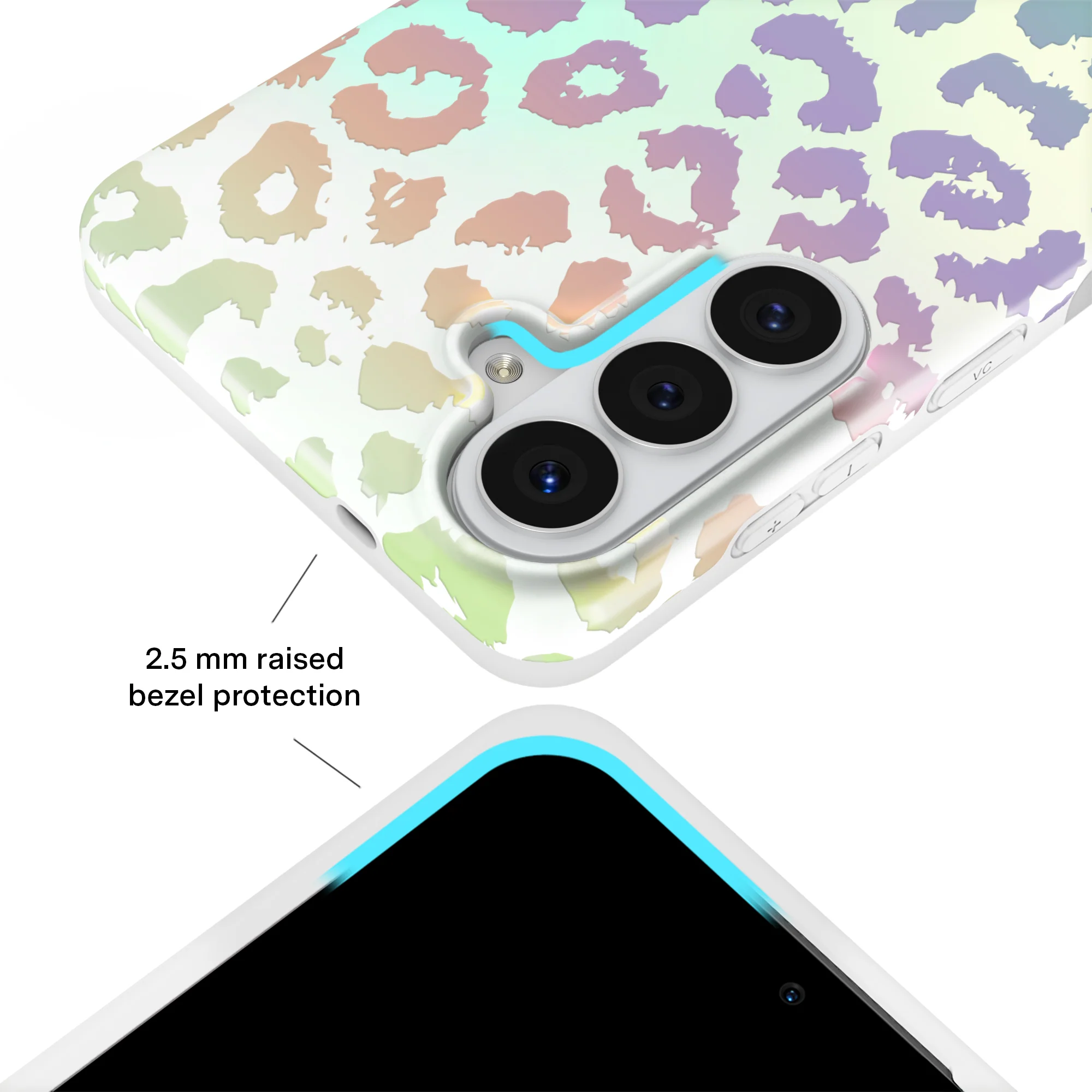 White Opal Leopard Samsung Case - Image 87