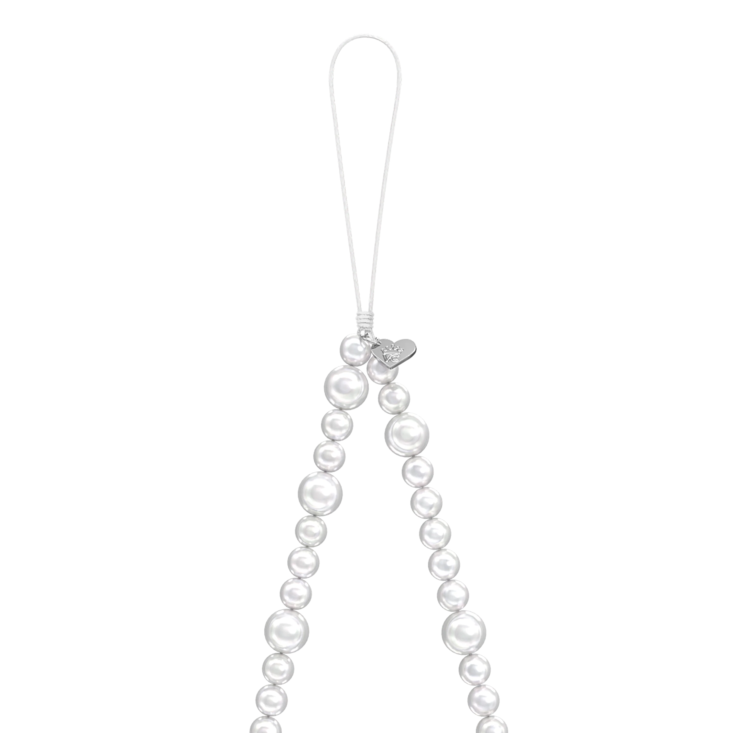 White Pearl Phone Charm - Image 4