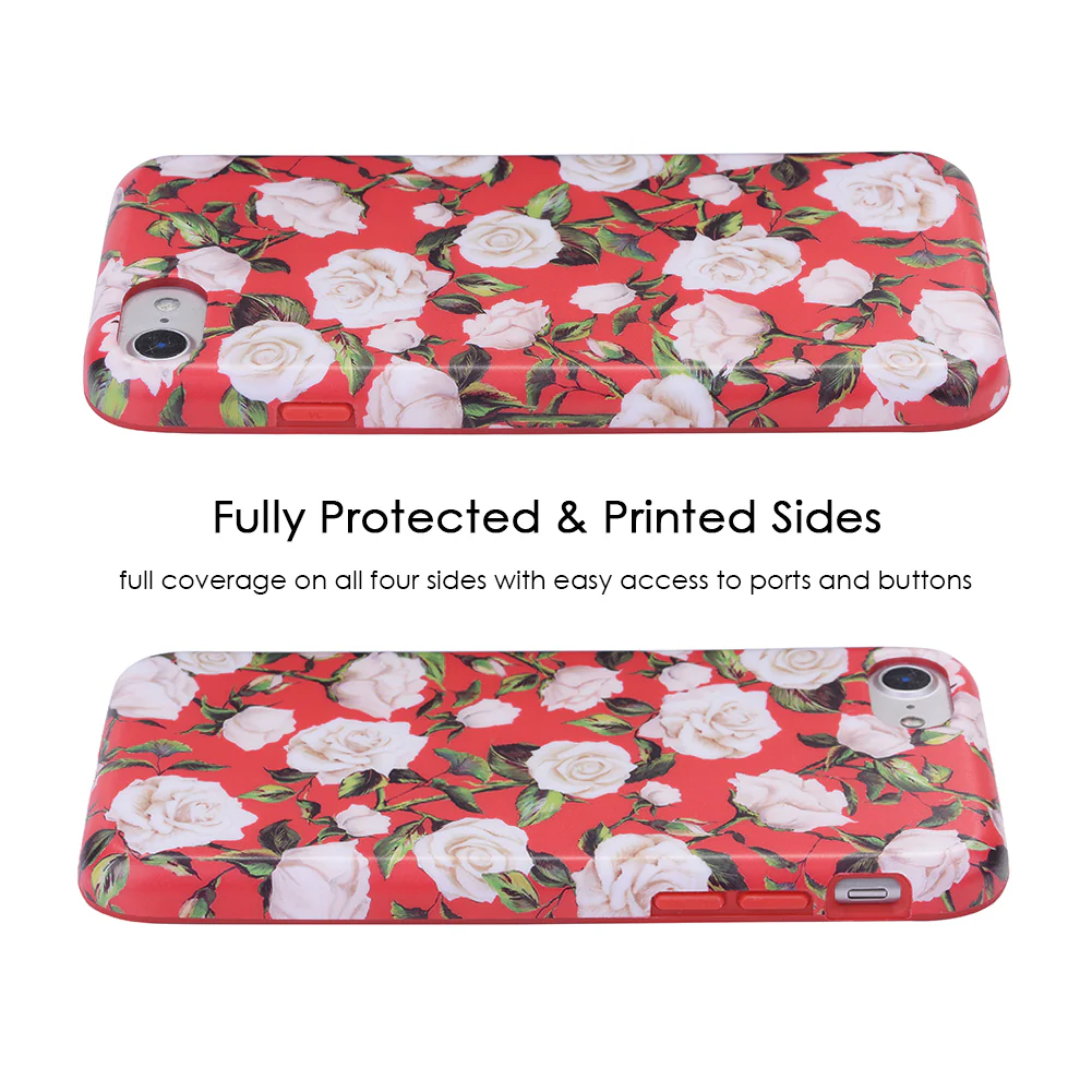 White Roses Floral iPhone Case - Image 10